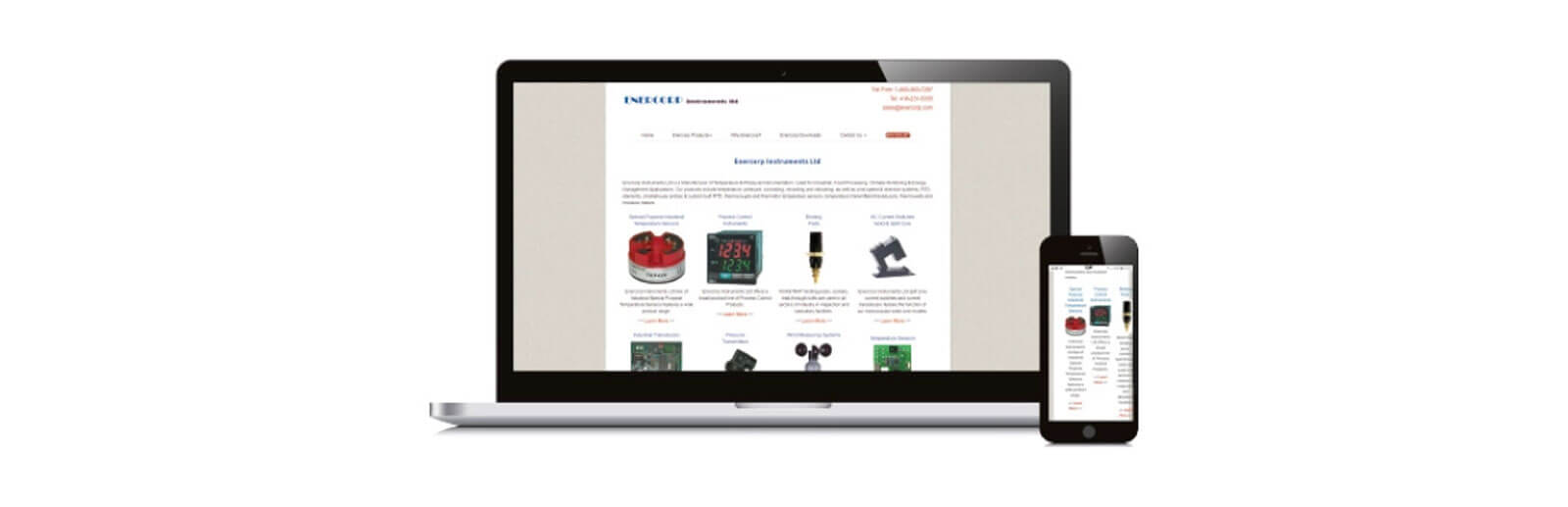 Voici le site original d'Enercorp.com.