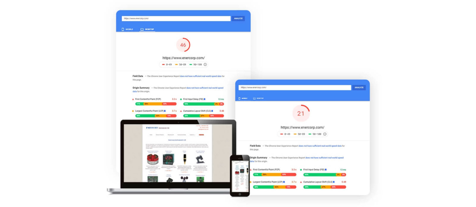 Enercorp.com était leur site officiel.